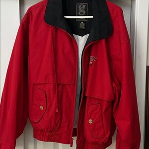 Gear For Sports Red and Black Men's Windbreaker Jacket